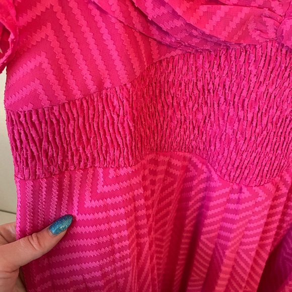 NWT ASOS Design pink midi dress - Picture 7 of 9